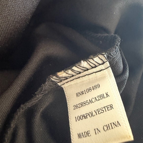 Charming Charlie Stripe Floral Sleeveless Dress - Black, Red, White S chic - Picture 9 of 9